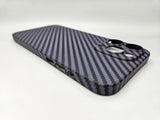 Husa Iphone 14 Pro Kevlar , Protectie butoane Mov