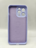 Husa Iphone 14 Pro Max silicon , suport inel rotativ , interior material catifelat Lilla