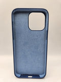 Husa Iphone 14 Pro Max silicon moale, MagSafe, Interior catifelat Albastru