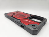 Husa Iphone 14 Pro Max UAG Armor Premium Protection Fribra Carbon ,MagSafe, AntiSoc Rosu