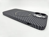 Husa Iphone 13 Pro Kevlar MagSafe, protectie camere si acoperire butoane Gri