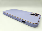 Husa Iphone 13 Luxury piele ecologica, antisoc Lilla
