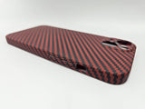 Husa Iphone 13 tip Kevlar , Protectie butoane Visiniu