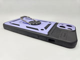 Husa Iphone 13 antisoc silicon si plastic , suport inel rotativ , protectie camera Mov