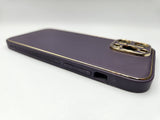 Husa Iphone 13 Pro Max Luxury piele ecologica, antisoc Mov