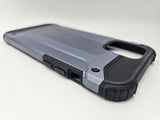 Husa Iphone 12 Pro Max Antisoc silicon + Plastic , Protectie caemre Albastru