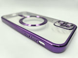 Husa Iphone 11 din silicon moale, MagSafe, Protectie Camere Mov