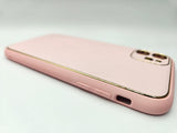 Husa Iphone 11 Luxury piele ecologica, antisoc Roz