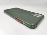 Husa Iphone 11 antisoc , silicon , spate matuit, protectie camere si butoane Verde