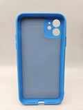 Husa Iphone 11 silicon moale, protectie camere si butoane, interior material textil Bleo