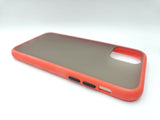 Husa Iphone 11 Pro silicon, spate matuit , protectie butoane Rosu
