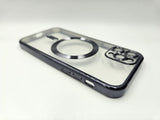 Husa Iphone 11 Pro din silicon moale, MagSafe, Protectie Camere Negru