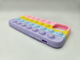 Husa Iphone 11 Pro silicon moale, Pop It , protectie camere Multicolor