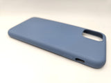 Husa Iphone 11 Pro din silicon moale, protectie butoane, interior material textil Albastru