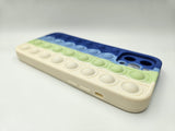 Husa Iphone 11 Pro Max silicon moale, Pop It , protectie camere Multicolor