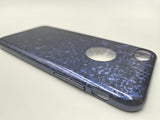 Husa Iphone 7 plastic, model snake, decupaj logo, protectie butoane Albastru