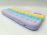 Husa Iphone XR silicon moale, Pop It , protectie camere Multicolor