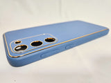Husa Samsung S23 Plus piele ecologica, protectie camere, margini anti alunecare Albastru