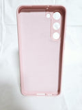 Husa Samsung S23 silicon moale, protectie camere ,interior material textil Roz