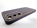 Husa Samsung S23 piele ecologica, protectie camere, margini anti alunecare Mov
