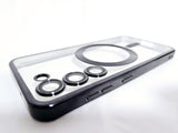 Husa Samsung S23  silicon moale, MagSafe, Protectie Camere Negru