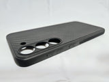 Husa Samsung S23  silicon , protectie camere si butoane, textura carbon Negru