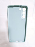 Husa Samsung S22 Plus silicon moale, protectie camere, interior material textil Turcoaz