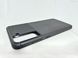 Husa Samsung S21 FE silicon, protectie camere si butoane,textura carbon Negru
