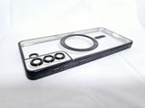 Husa Samsung S21 Plus silicon moale, MagSafe, Protectie Camere Negru