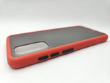 Husa Samsung S20 silicon, spate matuit antizgarieturi, protectie camere Rosu