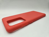 Husa Samsung S20 Ultra silicon subtire, slim case, protectie butoane Rosu