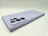 Husa Samsung Note 20 Ultra silicon, protectie camere si butoane, interior material textil Lila