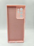 Husa Samsung Note 20 Ultra silicon, protectie camere si butoane, interior material textil Roz