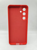 Husa Samsung S24 Plus  silicon moale , protectie butoane, interior material textil Rosu