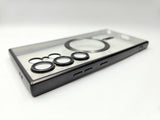 Husa Samsung S24 Ultra  silicon moale, MagSafe, Protectie Camere Negru
