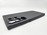 Husa Samsung S24 Ultra  silicon, protectie camere si butoane,textura carbon Negru