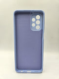 Husa Samsung A23   silicon, protectie butoane, interior material textil Lila