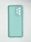 Husa Samsung A33  silicon , protectie butoane, interior material textil Turcoaz