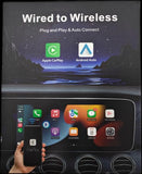 Adaptor Wireless CarPlay & Android Auto 2-in-1, transforma conexiunea prin cablu in wireless, compatibil cu masini cu CarPlay sau Android Auto prin USB, mini box, auto connect
