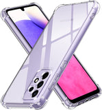Husa Samsung A33  silicon antisoc, protectie camere si butoane Transparent