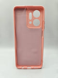 Husa Honor X7a silicon moale , protectie camere si butoane, interior material textil Roz Deschis