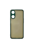 Husa Oppo A78 5G silicon, spate matuit antizgarieturi, protectie camere si butoane Verde