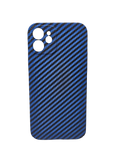 Husa Iphone 12 Kevlar , Protectie butoane si camere Albastru