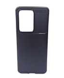 Husa Samsung S20 Ultra silicon, protectie camere si butoane, textura carbon Negru