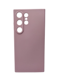 Husa Samsung S24 Ultra  silicon moale , protectie butoane, interior material textil Mov