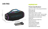 Boxa Portabila HOPESTAR A90 PRO 700W, Bluetooth 5.4, IPX6, RGB, Karaoke, 2 microfoane wireless