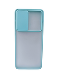 Husa Samsung S20 Ultra  silicon, protectie camera glisabila, spate matuit anti zgarieturi Turcoaz