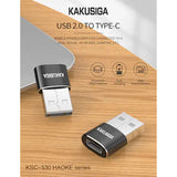 Adaptor Type-C To USB, Kakusiga KSC-530  Negru