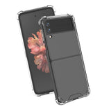 Husa Samsung Z Flip 3 fullcover silicon antisoc, protectie camere si butoane Transparent