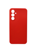 Husa Samsung A54 silicon, protectie butoane, interior material textil Rosu